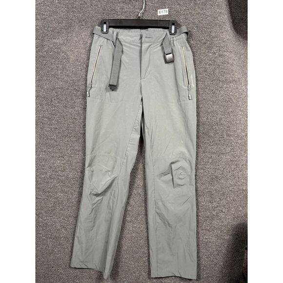FREE SOLDIER Pants Womens 12 Gray Nylon Stretch Hiking Tactical Zip Pockets - Picture 1 of 8